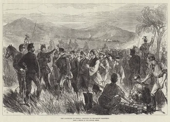 The Austrians in Bosnia, bringing in Insurgent Prisoners